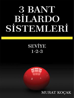 cover image of 3 BANT BİLARDO SİSTEMLERİ